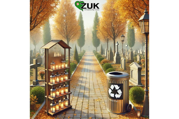 Ogólne warunki handlu zniczami i kwiatami w okresie od 26.10.2024 do 04.11.2024 na terenie parkingu przy Cmentarzu Komunalnym w Lipsku