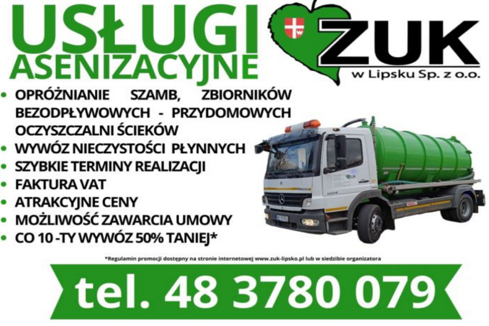 Zapraszamy do skorzystania z usług asenizacyjnych świadczonych przez nasze Przedsiębiorstwo